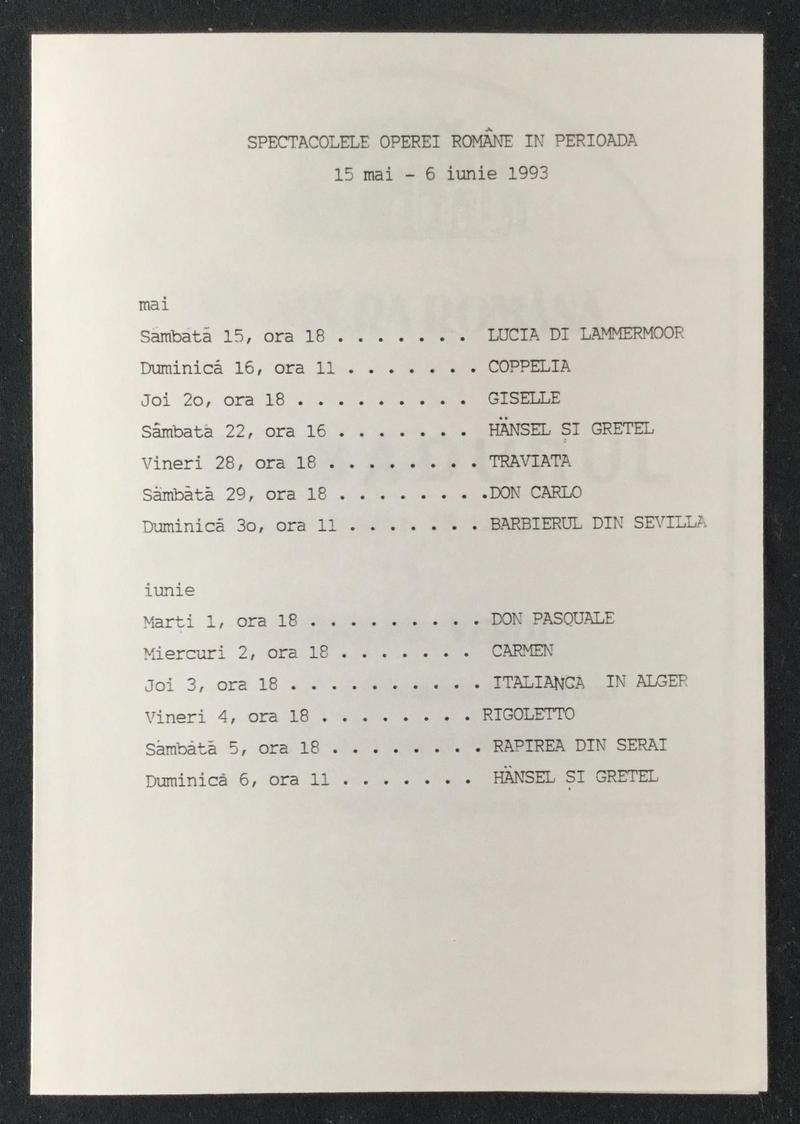 Contele de Luna în Trubadurul, 14 mai 1993 (imaginea 3 din 3)
