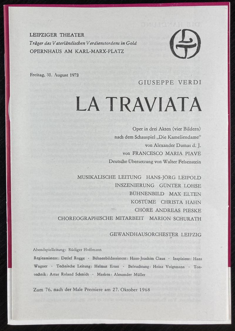 Giorgio Germont în Traviata, 31 aug. 1973 (imaginea 2 din 3)