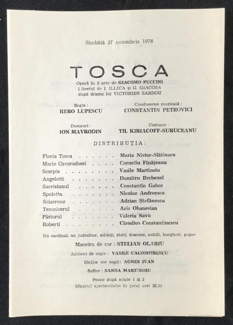 Scarpia în Tosca, 27 nov. 1976 (imaginea 1 din 2)