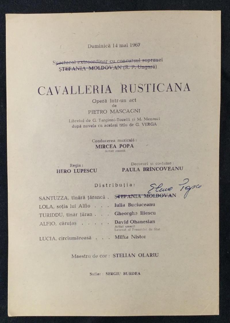 Tonio în Paiațe, 14 mai 1967