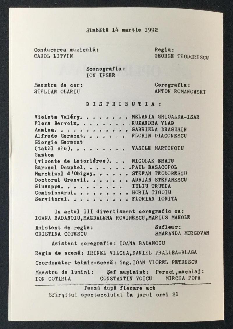 Giorgio Germont în Traviata, 14 mar. 1992 (imaginea 1 din 3)