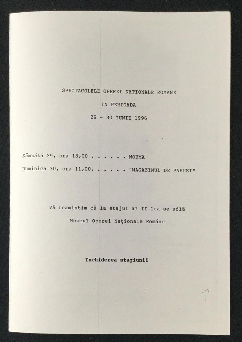 Amonastro în Aida, 28 iun. 1996 (imaginea 3 din 3)