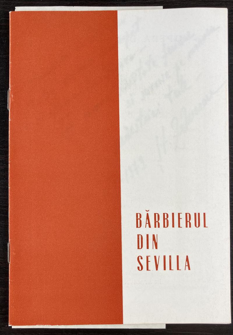 Figaro în Bărbierul din Sevilla, 10 ian. 1979 (imaginea 1 din 2)