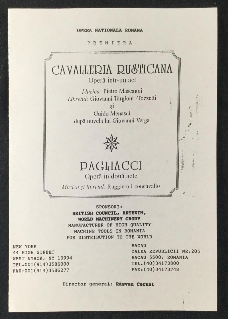 Tonio în Paiațe, 16 oct. 1998 (imaginea 2 din 2)
