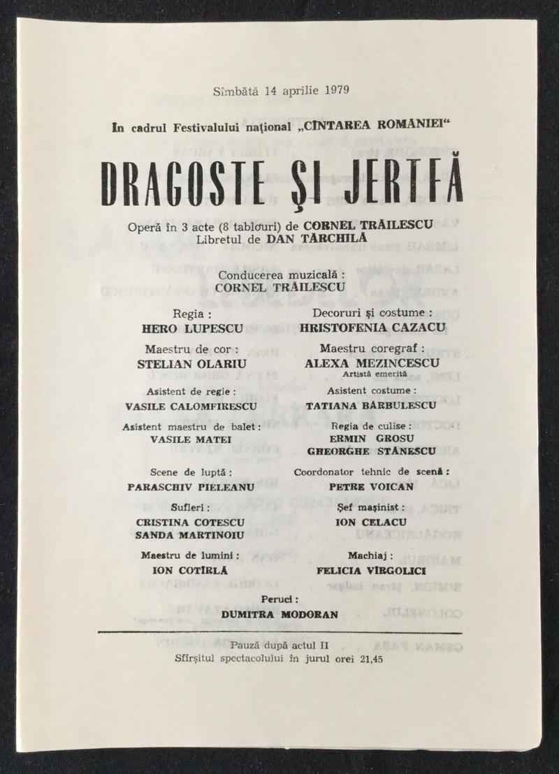 Profesor Lazăr în Dragoste și jertfă, 14 apr. 1979 (imaginea 1 din 3)