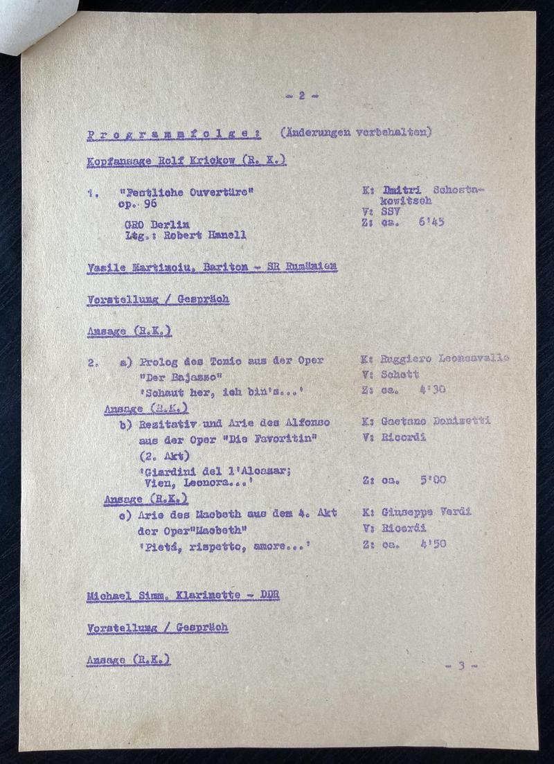 Concert Berolina Sala Veche, 24 sept. 1977 (imaginea 3 din 3)