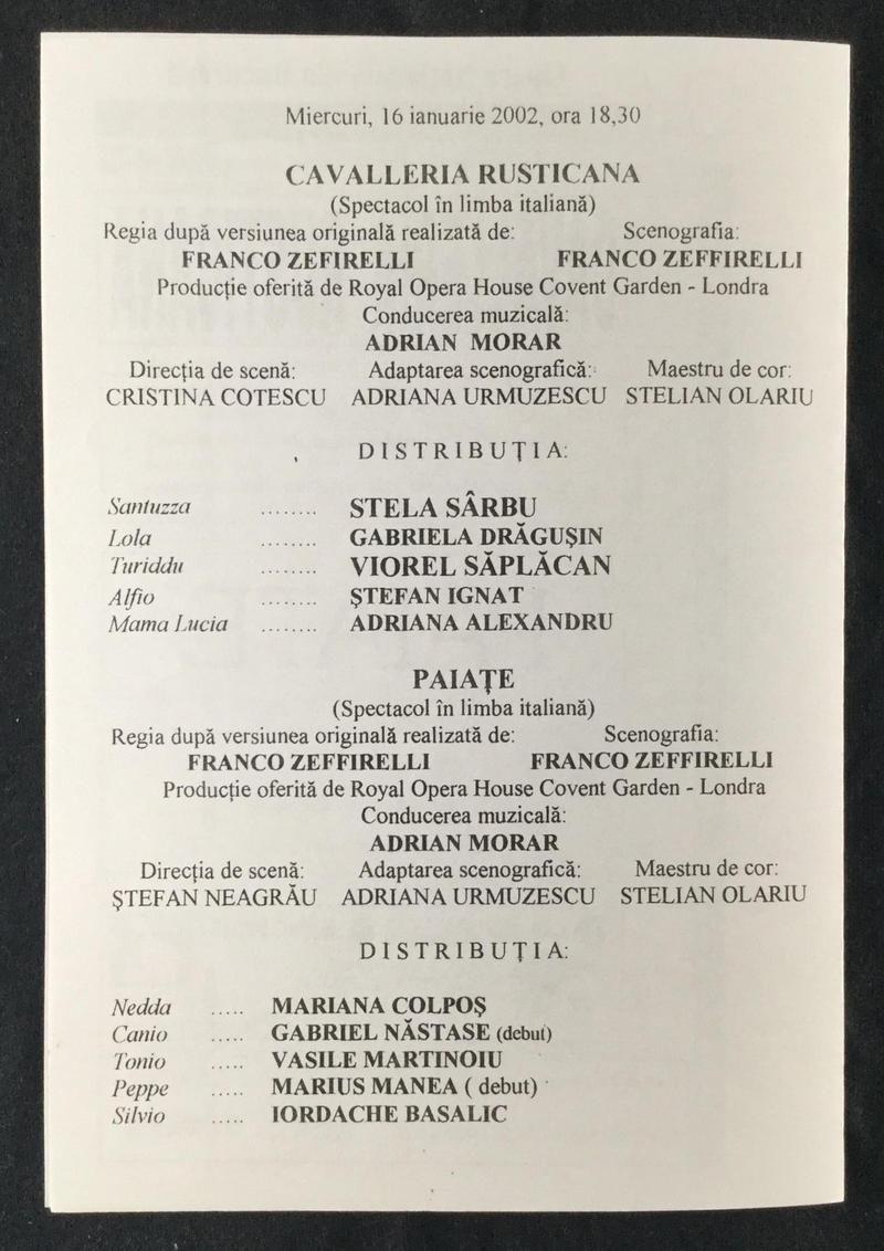 Tonio în Paiațe, 16 ian. 2002 (imaginea 1 din 3)