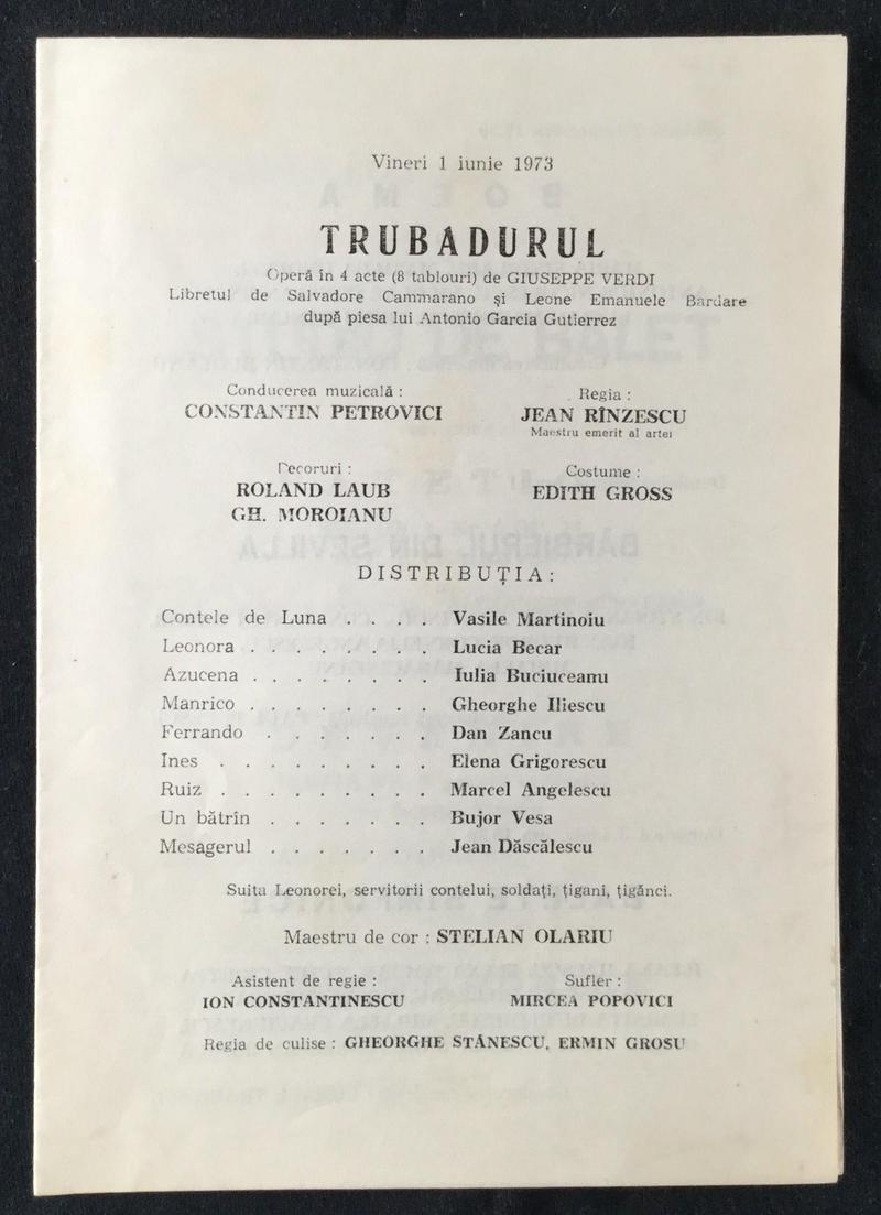 Contele de Luna în Trubadurul, 1 iun. 1973 (imaginea 1 din 2)
