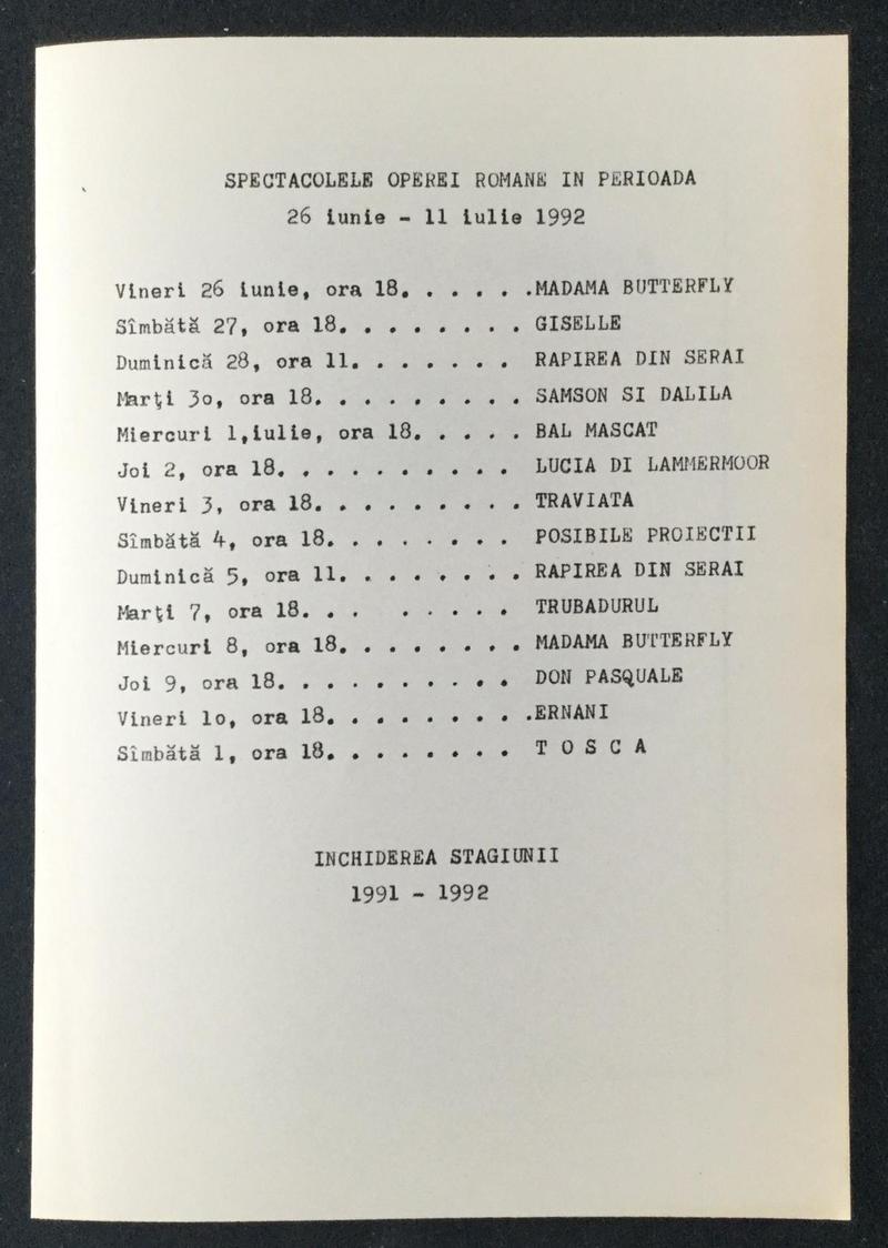 Contele de Luna în Trubadurul, 25 iun. 1992 (imaginea 3 din 3)