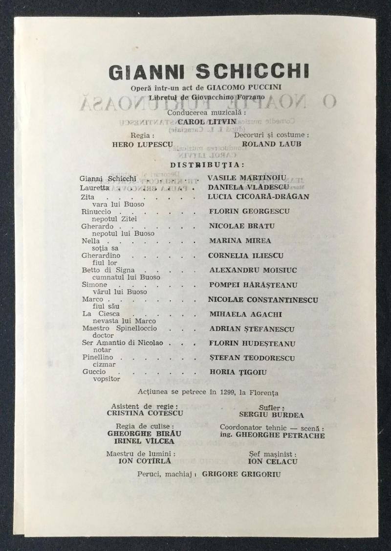 Gianni Schicchi în Gianni Schicchi, 7 mar. 1987 (imaginea 2 din 2)