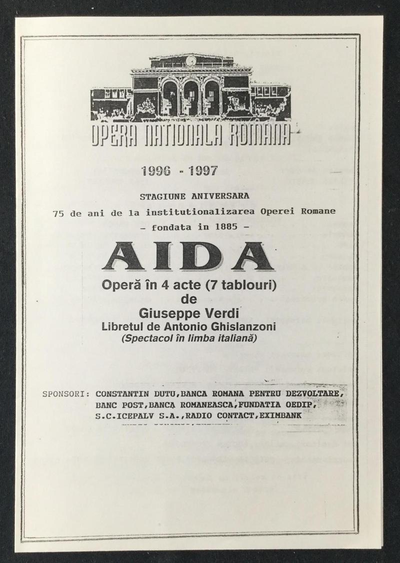 Amonastro în Aida, 6 iun. 1997 (imaginea 2 din 3)