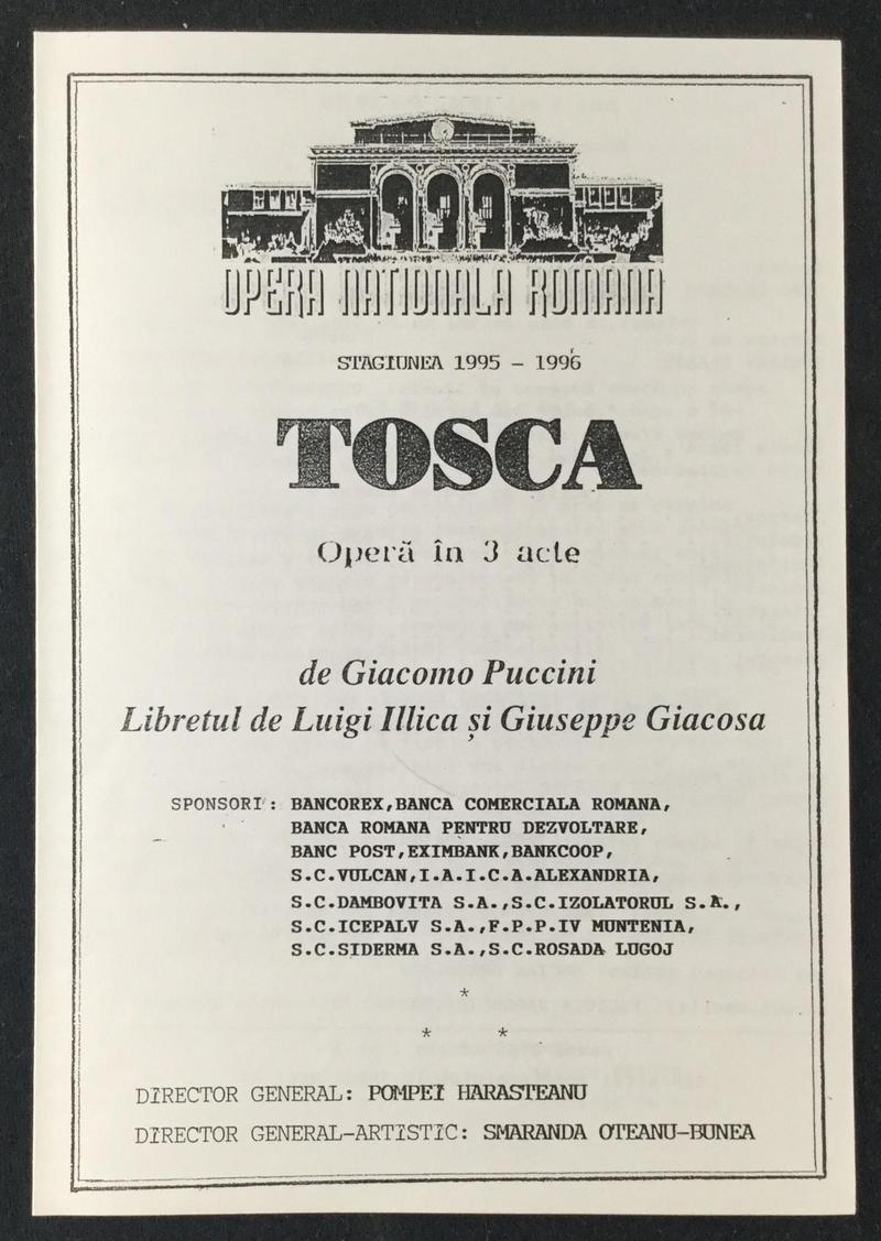 Scarpia în Tosca, 9 mai 1996 (imaginea 2 din 3)