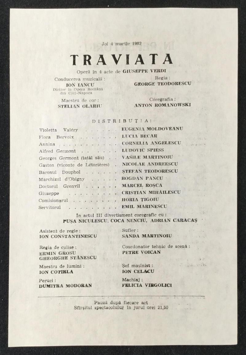 Giorgio Germont în Traviata, 4 mar. 1982 (imaginea 1 din 2)
