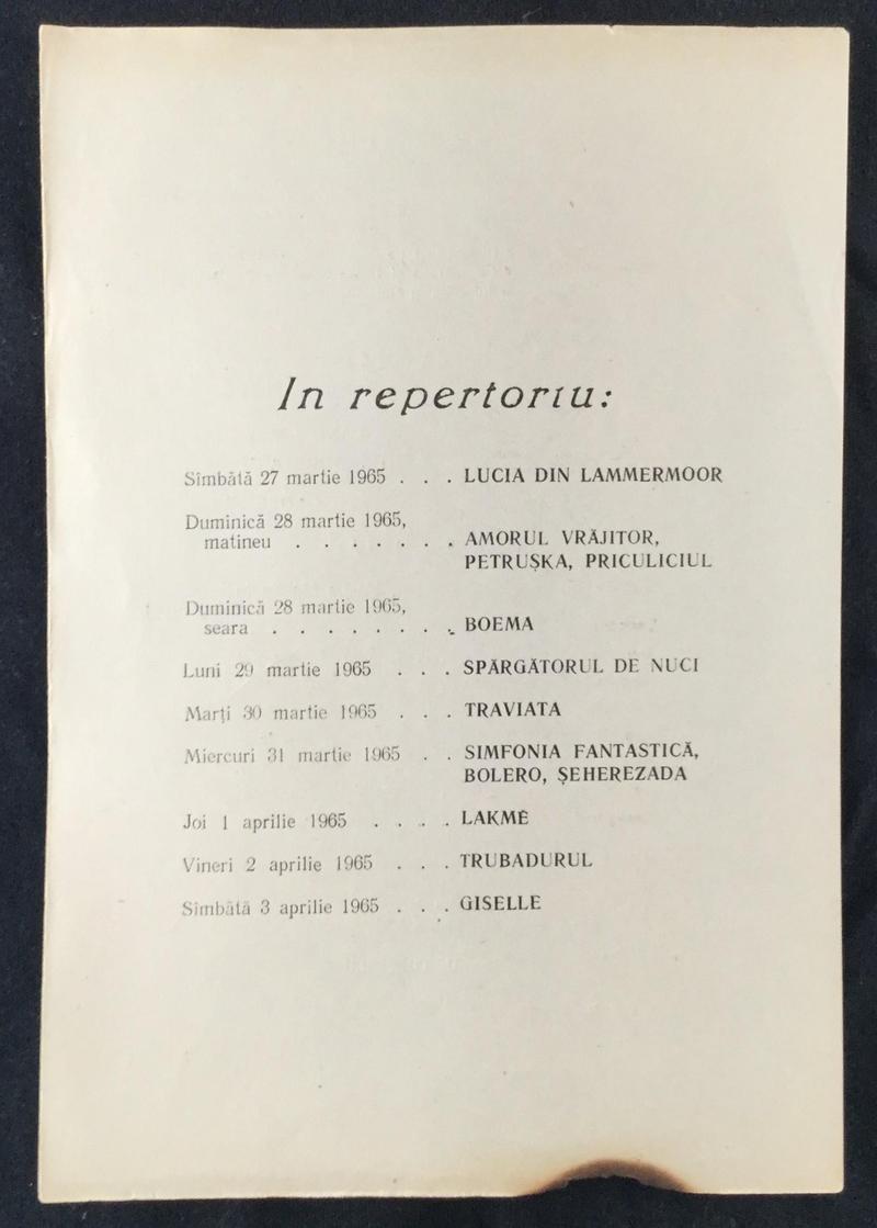 Contele de Luna în Trubadurul, 26 mar. 1965 (imaginea 2 din 2)