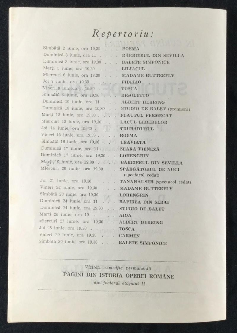 Contele de Luna în Trubadurul, 1 iun. 1973 (imaginea 2 din 2)