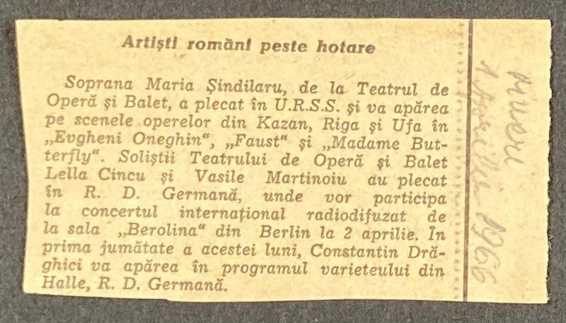 Concert BEROLINA  - Berlin - Sala congreselor, 1 apr. 1966