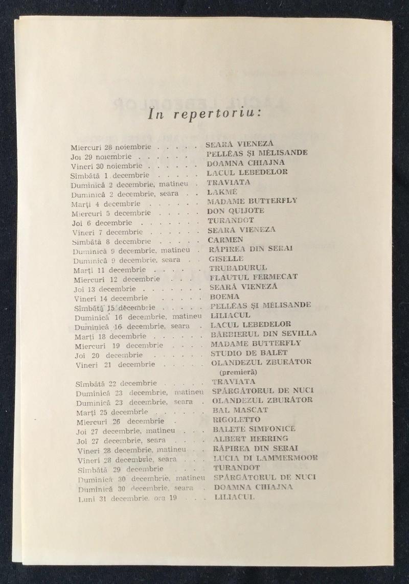 Contele de Luna în Trubadurul, 27 nov. 1973 (imaginea 2 din 2)