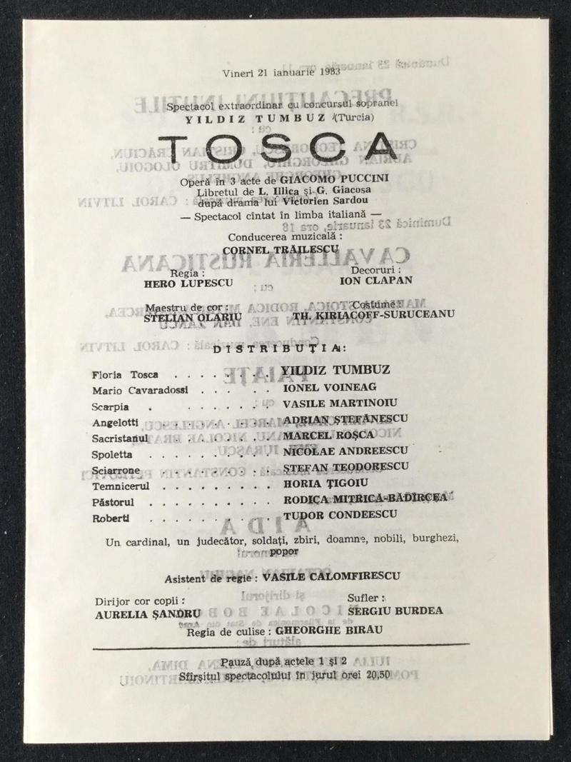 Scarpia în Tosca, 21 ian. 1983 (imaginea 1 din 3)