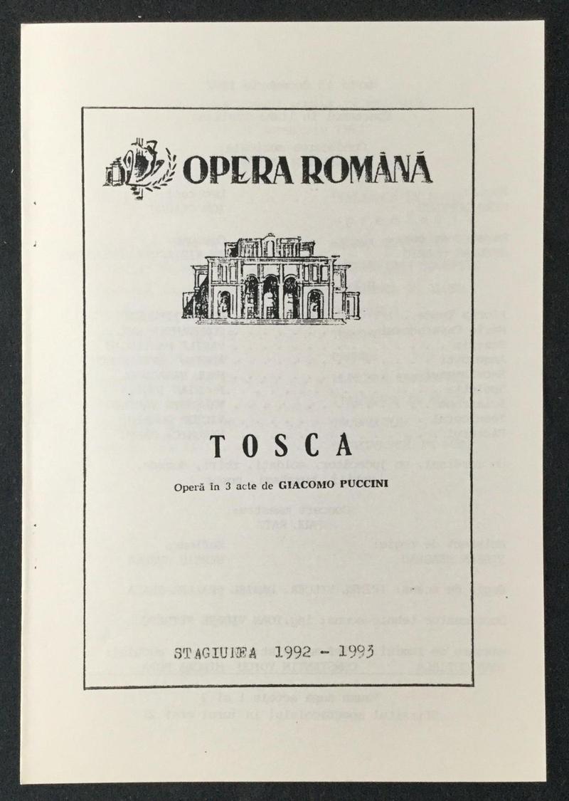 Scarpia în Tosca, 14 sept. 1991 (imaginea 2 din 2)