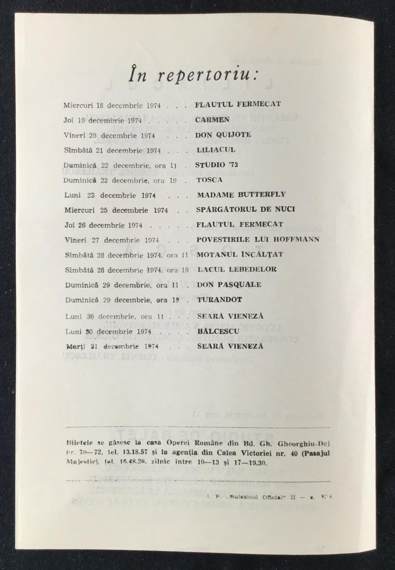 Rigoletto în Rigoletto, 17 dec. 1974 (imaginea 2 din 2)