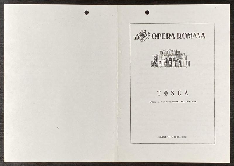 Scarpia în Tosca, 12 feb. 1991 (imaginea 2 din 2)