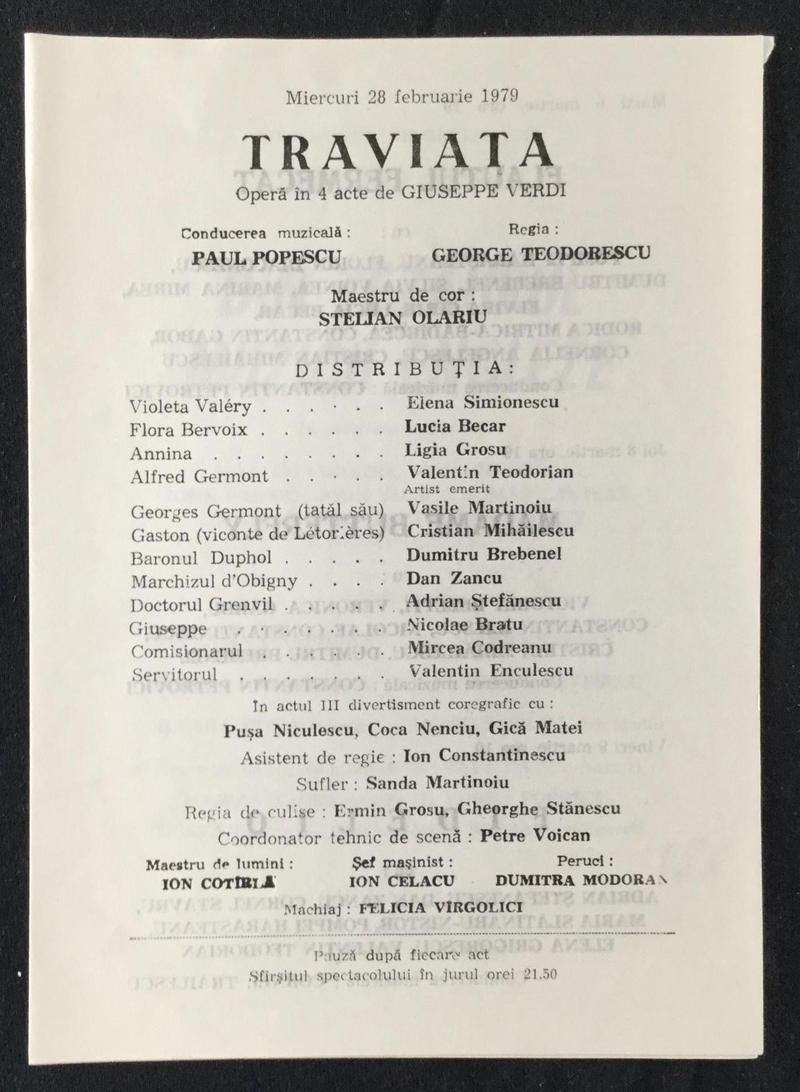 Giorgio Germont în Traviata, 28 feb. 1979 (imaginea 1 din 2)
