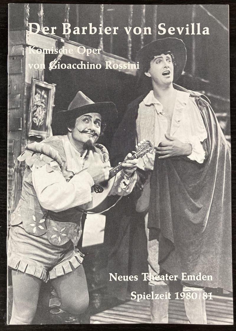 Figaro în Bărbierul din Sevilla, 6 dec. 1980 (imaginea 1 din 2)