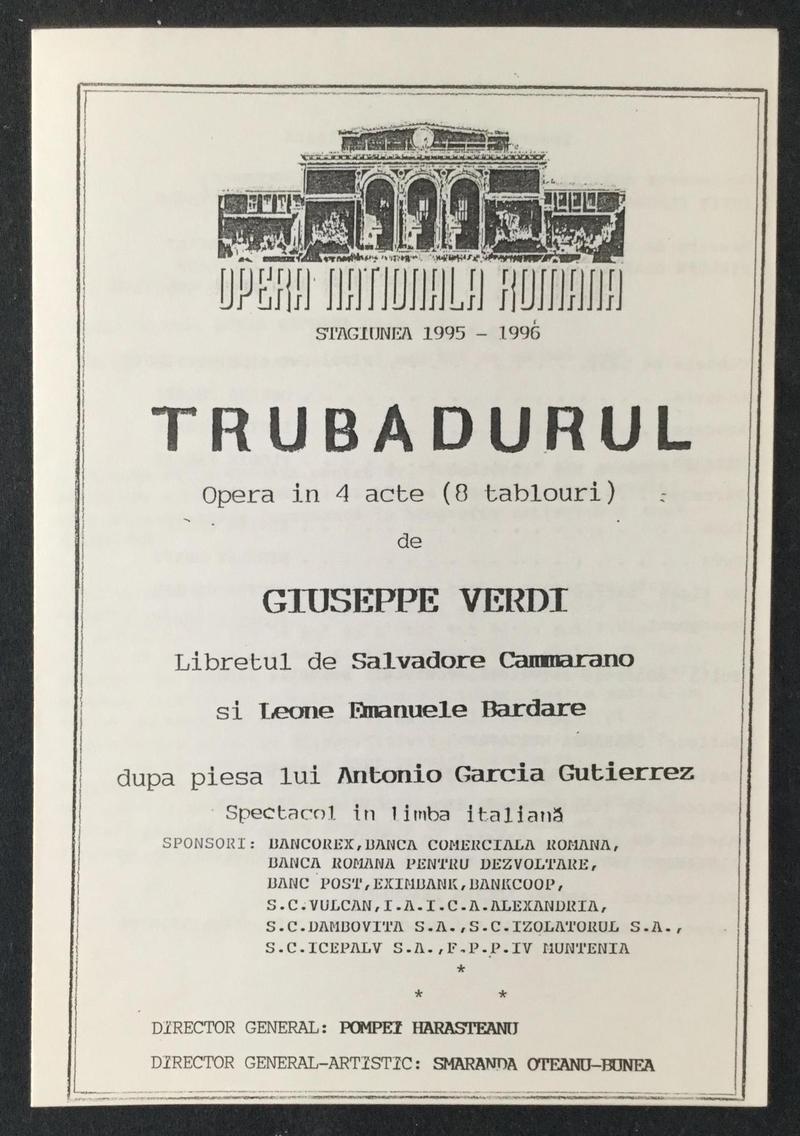 Contele de Luna în Trubadurul, 4 mai 1996 (imaginea 2 din 3)