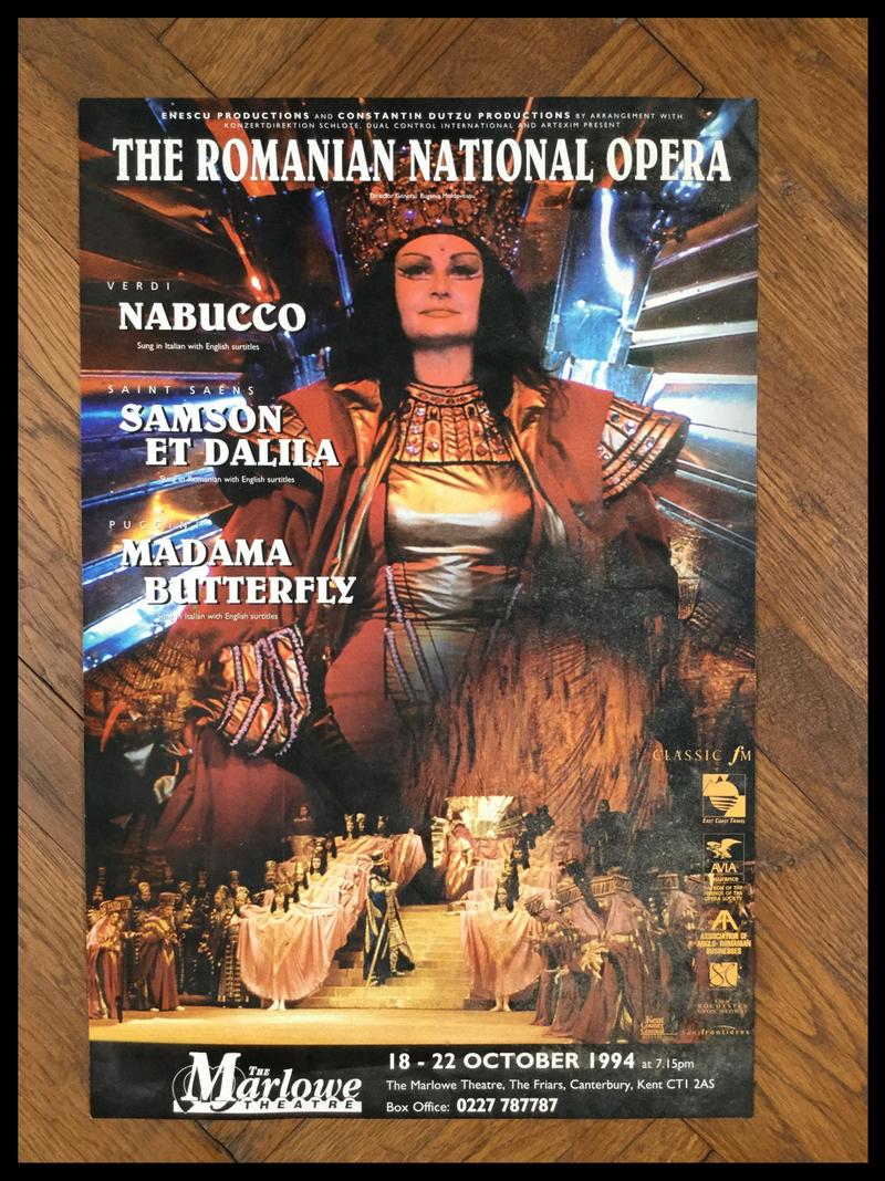 Nabucco în Nabucco, 19 oct. 1994