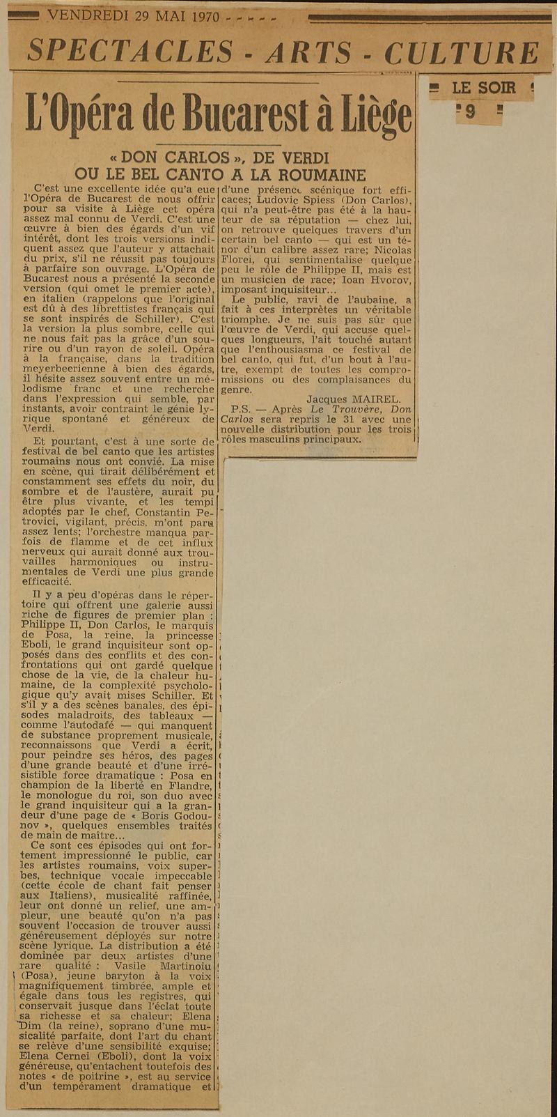 Rodrigo în Don Carlo, 27 mai 1970 (imaginea 3 din 3)