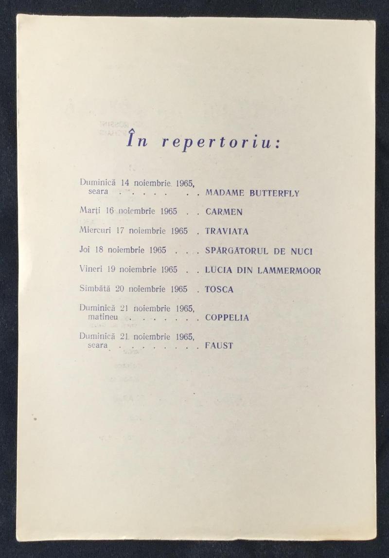 Figaro în Bărbierul din Sevilla, 14 nov. 1965 (imaginea 2 din 2)