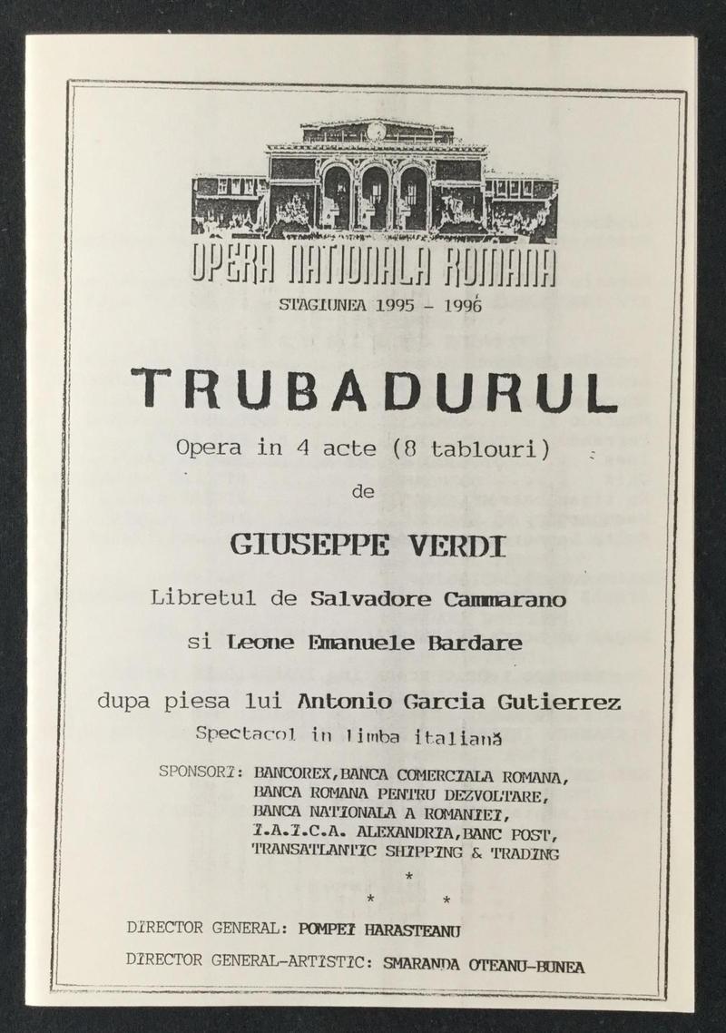 Contele de Luna în Trubadurul, 21 mar. 1996 (imaginea 2 din 3)