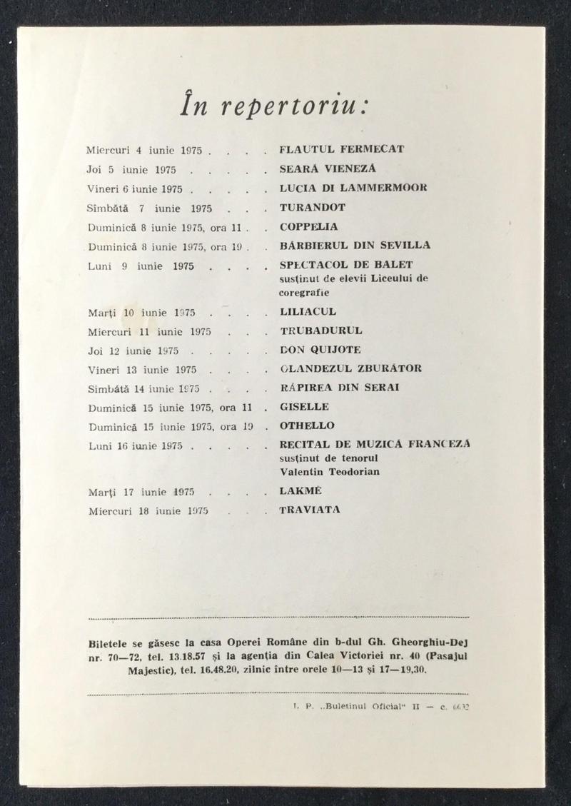 Escamilio în Carmen, 3 iun. 1975 (imaginea 2 din 2)