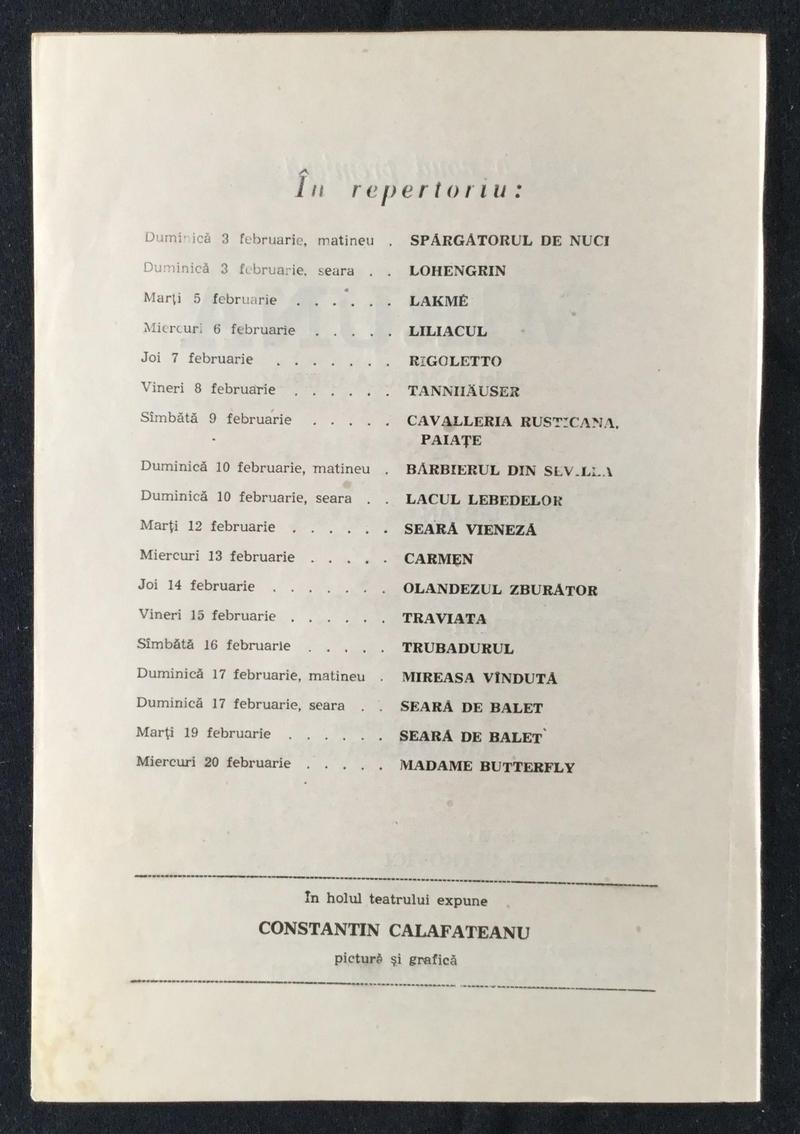 Giorgio Germont în Traviata, 2 feb. 1974 (imaginea 2 din 2)