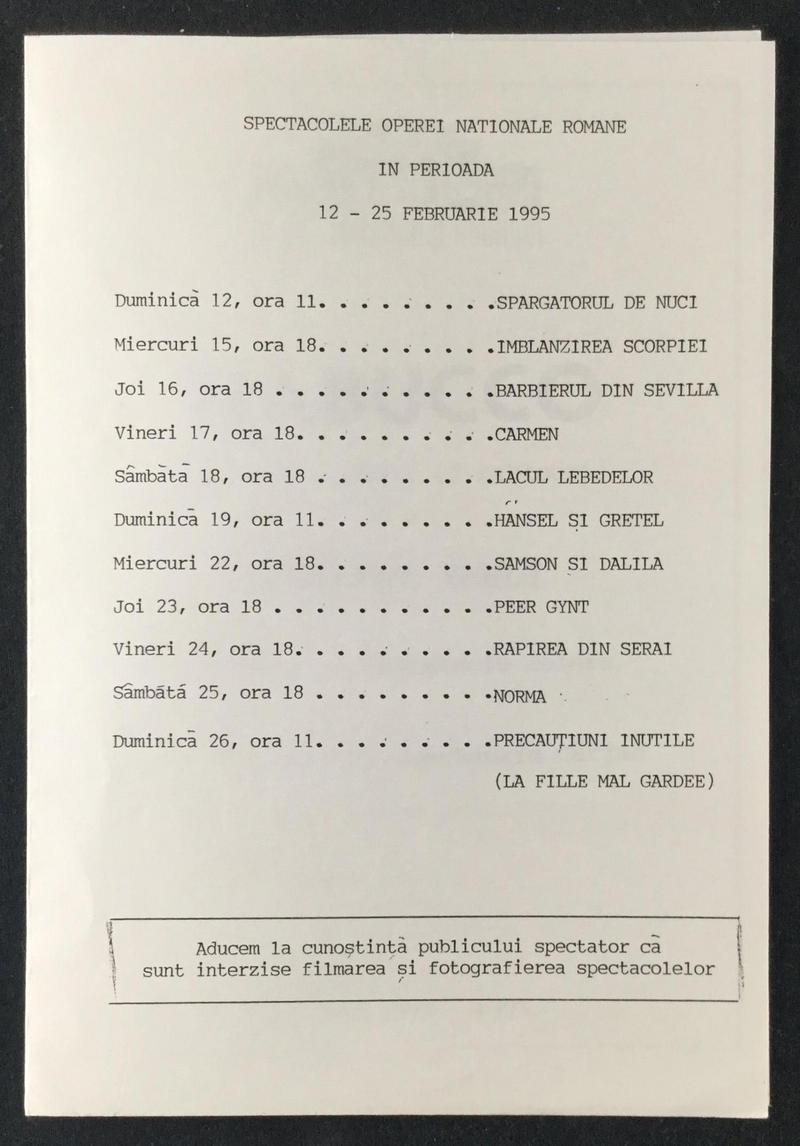 Nabucco în Nabucco, 11 feb. 1995 (imaginea 3 din 3)