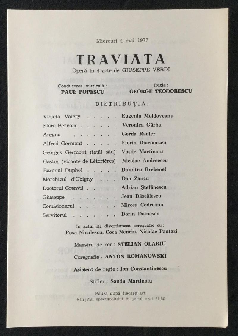 Giorgio Germont în Traviata, 4 mai 1977 (imaginea 1 din 2)