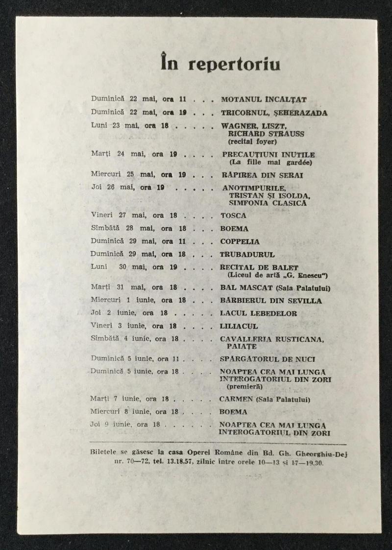 Figaro în Bărbierul din Sevilla, 21 mai 1983 (imaginea 2 din 2)