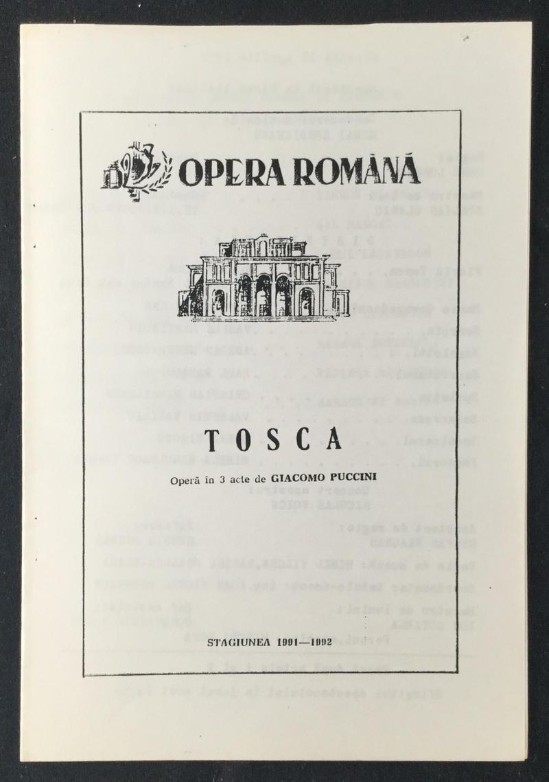 Scarpia în Tosca, 18 apr. 1992 (imaginea 2 din 3)