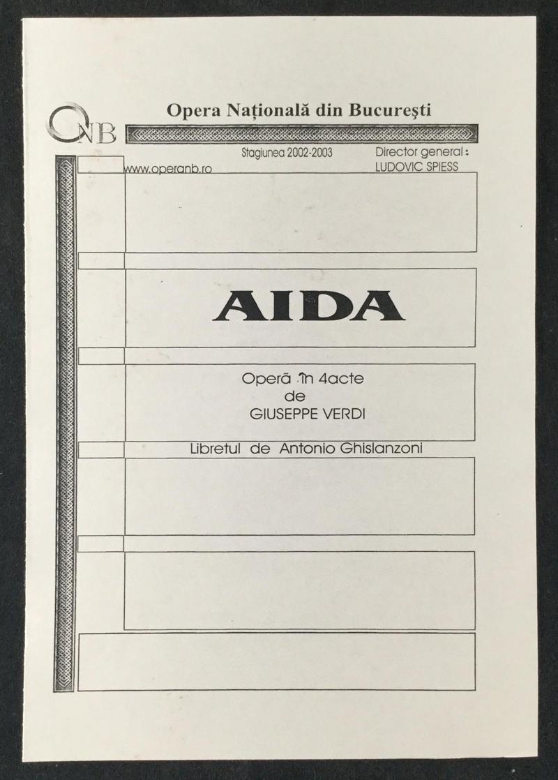 Amonastro în Aida, 15 ian. 2003 (imaginea 2 din 2)