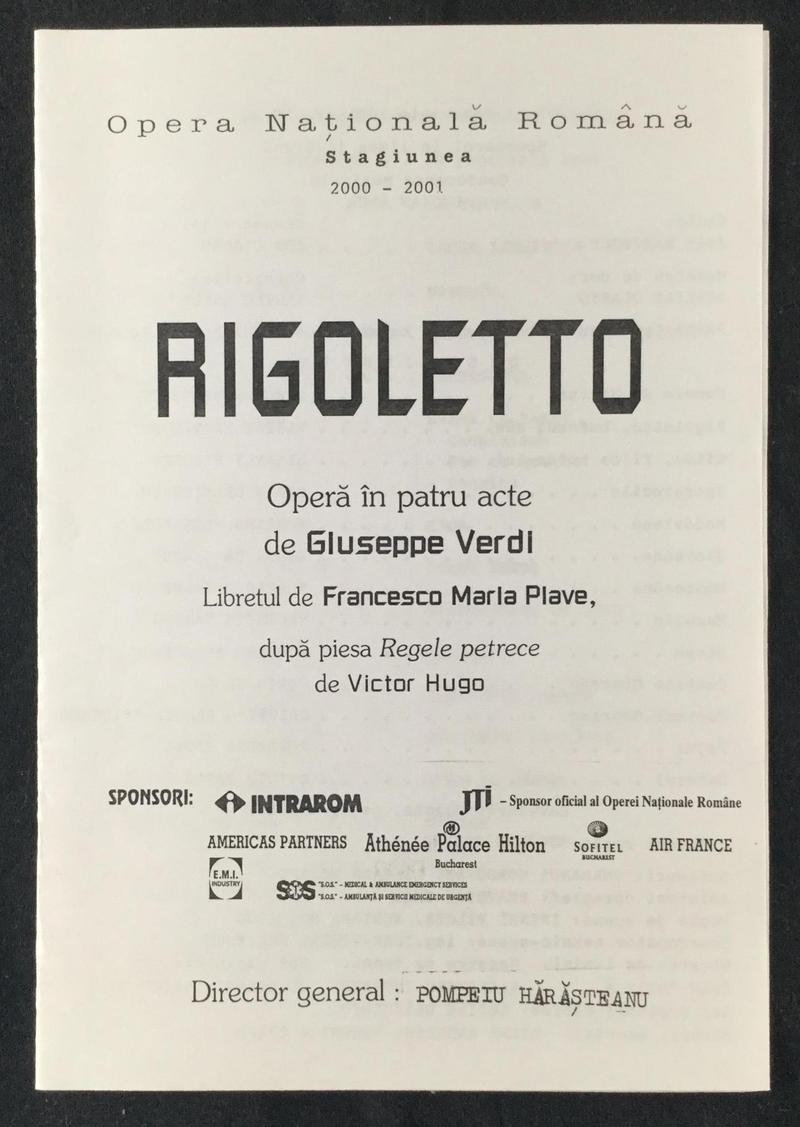 Rigoletto în Rigoletto, 1 feb. 2001 (imaginea 2 din 3)