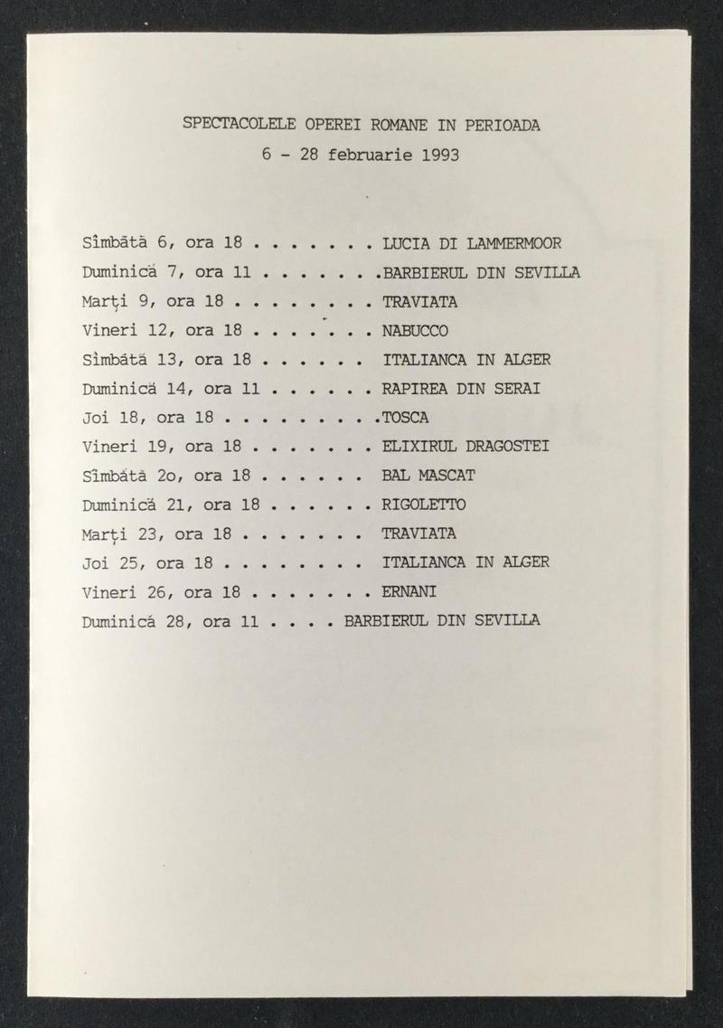 Contele de Luna în Trubadurul, 5 feb. 1993 (imaginea 3 din 3)