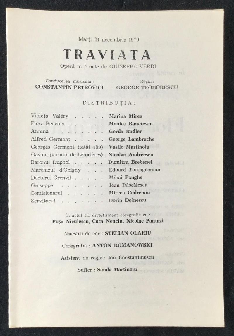 Giorgio Germont în Traviata, 21 dec. 1976 (imaginea 1 din 2)