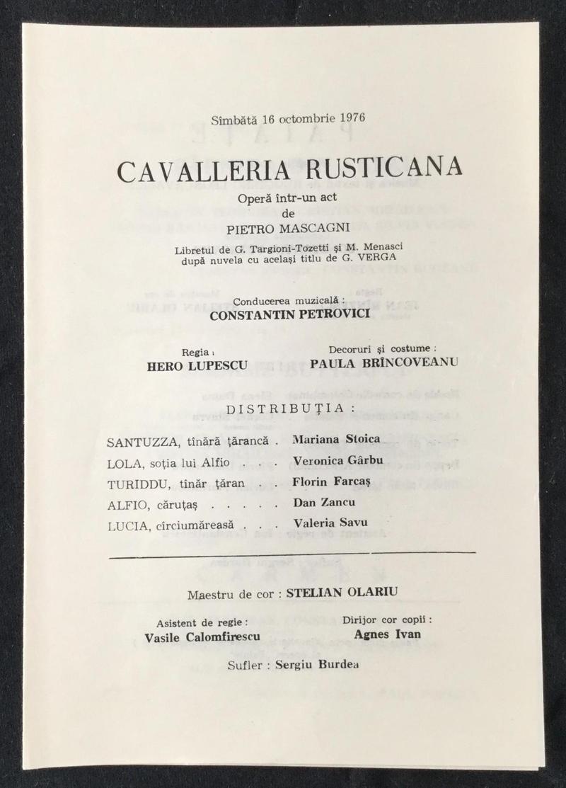 Tonio în Paiațe, 16 oct. 1976 (imaginea 1 din 2)