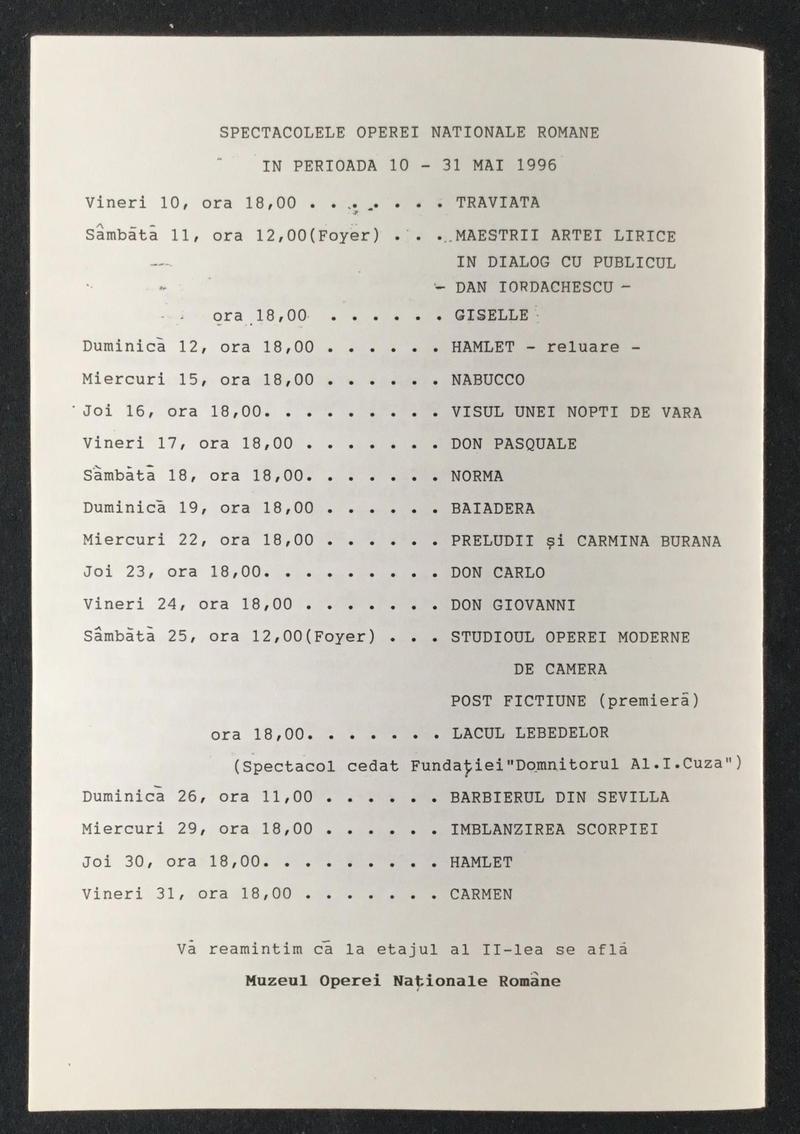 Scarpia în Tosca, 9 mai 1996 (imaginea 3 din 3)