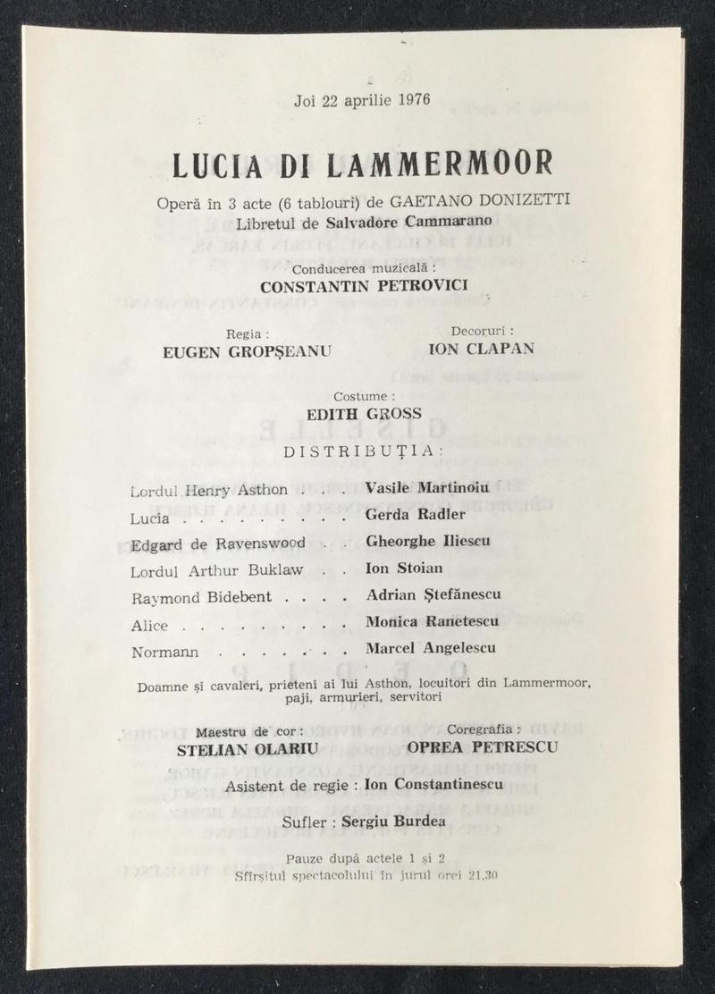 Lord Enrico Ashton în Lucia di Lammermoor, 22 apr. 1976 (imaginea 1 din 2)