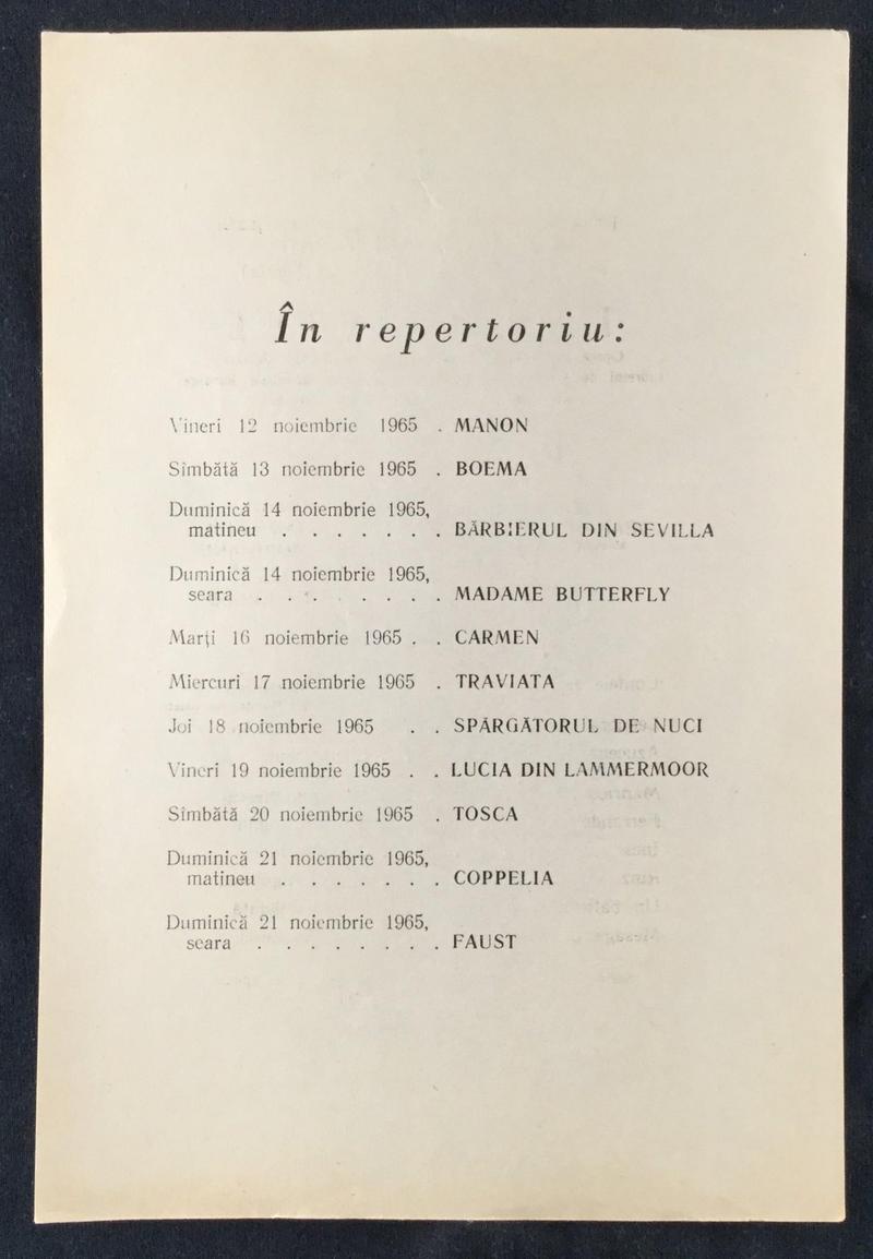 Contele de Luna în Trubadurul, 11 nov. 1965 (imaginea 2 din 2)