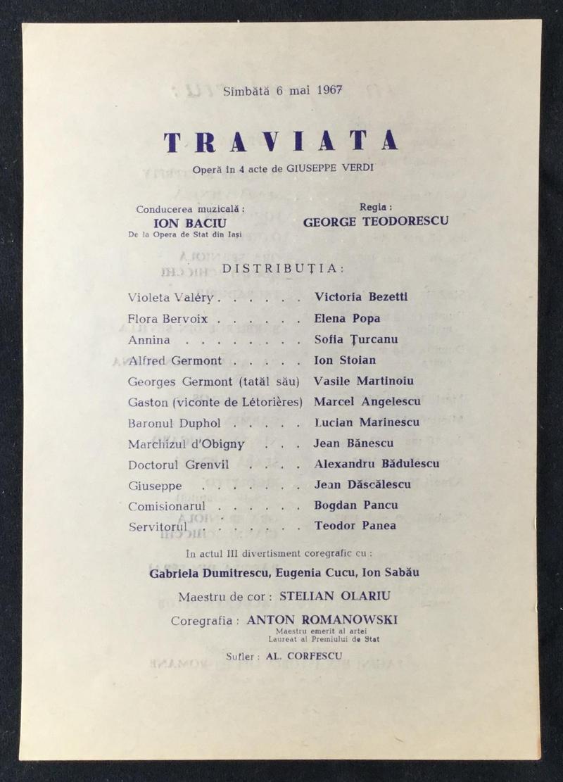 Giorgio Germont în Traviata, 6 mai 1967 (imaginea 1 din 2)