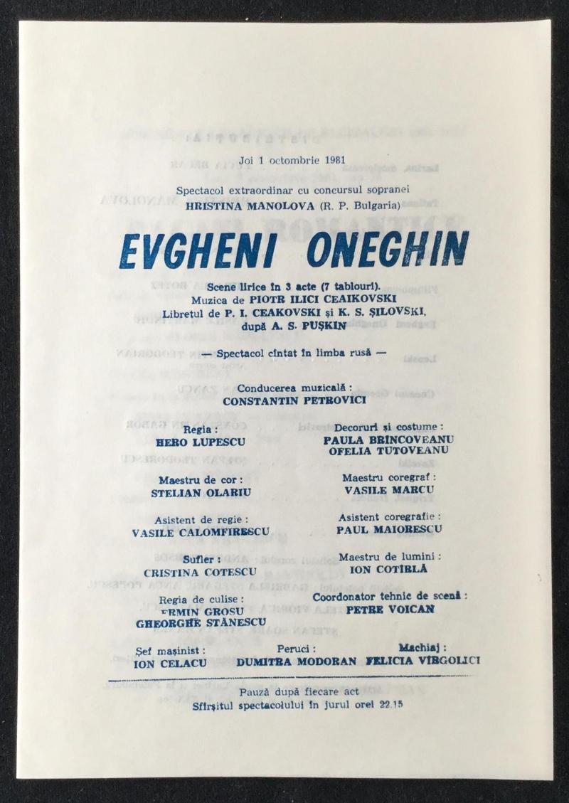 Evgheni Oneghin în Evgheni Oneghin, 1 oct. 1981 (imaginea 1 din 3)