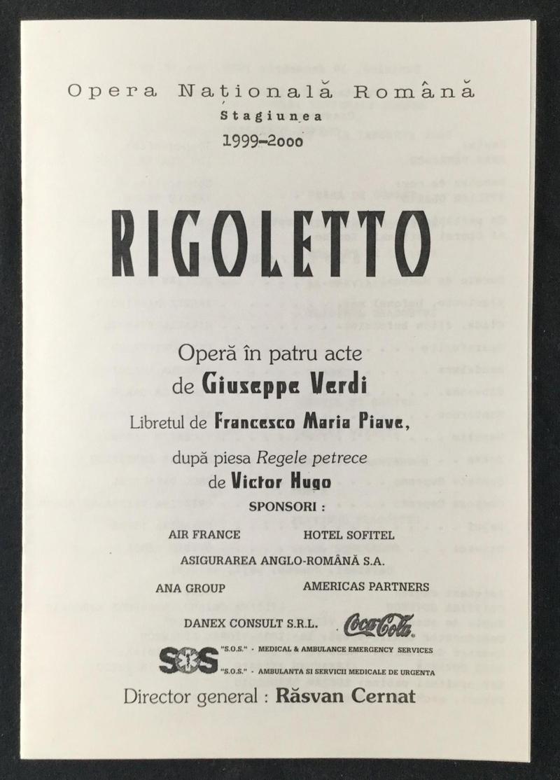 Rigoletto în Rigoletto, 19 dec. 1999 (imaginea 2 din 3)