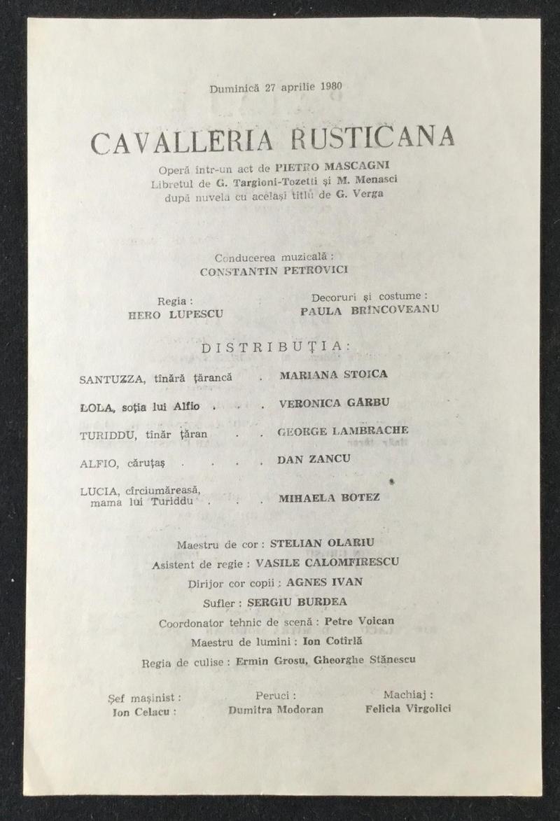 Tonio în Paiațe, 27 apr. 1980 (imaginea 1 din 2)